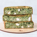 Зеленый пирог со шпинатом и сыром Фета