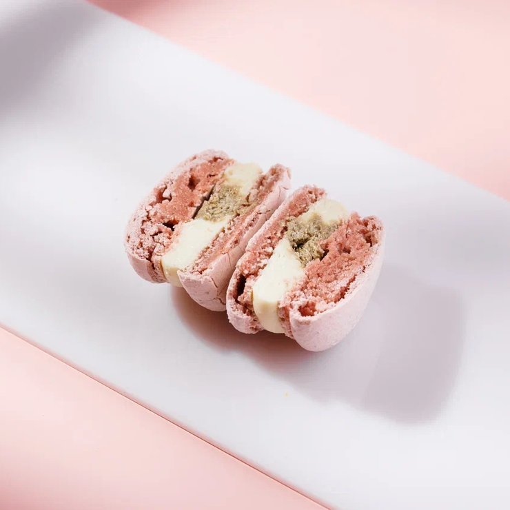 Макаронс "Халва-пломбир"