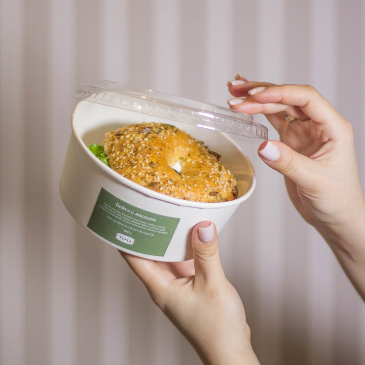 Бейгл с курицей