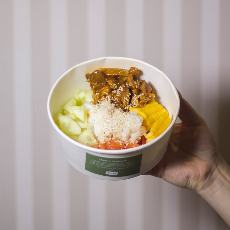 Поке с курицей