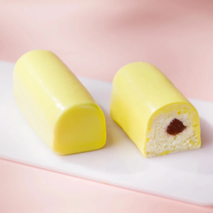 Лимонный сырок с клубникой