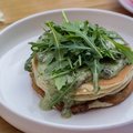 Панкейки с грибным жюльеном
