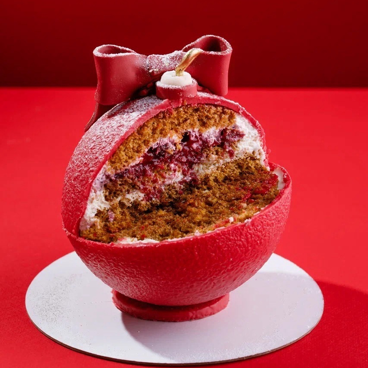 Торт «Ёлочная игрушка»